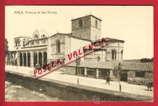 Postales: AVILA, PORTICOS DE SAN VICENTE,     P62752