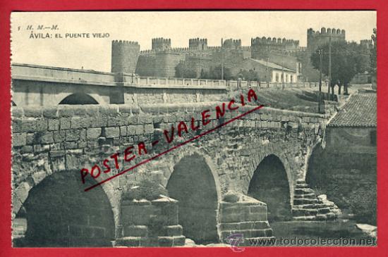 Postales: AVILA, EL PUENTE VIEJO,     P62763