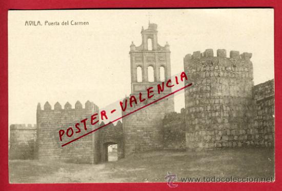 Postales: AVILA, PUERTA DEL CARMEN,     P62776