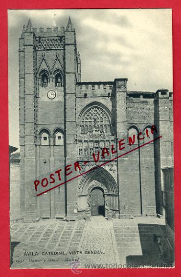 Postales: AVILA, CATEDRAL, VISTA GENERAL,     P62793