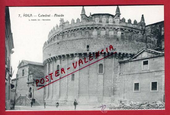 Postales: AVILA, CATEDRAL, ABSIDE,     P62795