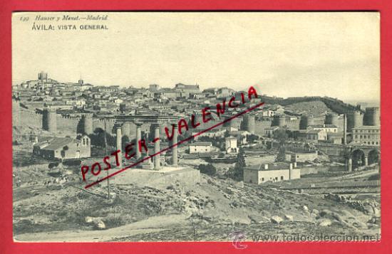 Postales: AVILA, VISTA GENERAL,     P62797