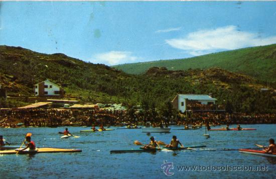 Postales: LAGO DE SANABRIA N&ordm; 4 RECUERDOS EL LAGO ESCRITA CIRCULADA SELLOS A&Ntilde;O 1969