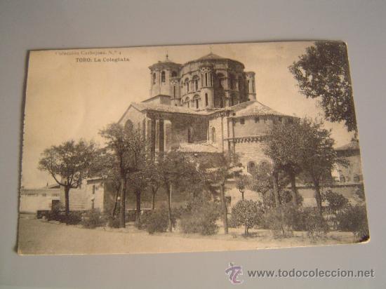 Postales: Interesante postal de Toro.- La Colegiata ..a&ntilde;o 1921