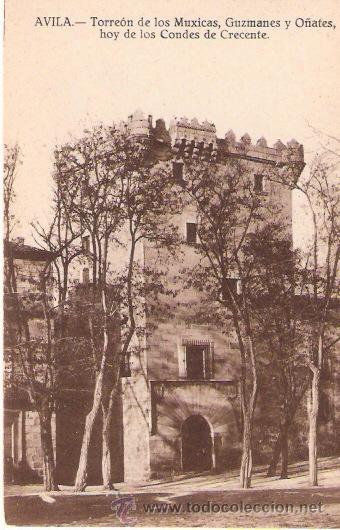 Postcards: TARJETA POSTAL. AVILA. TORREON DE LOS MUXICAS, GUZMANES Y O&Ntilde;ATES. FOTO MAYORAL ENCINAR.