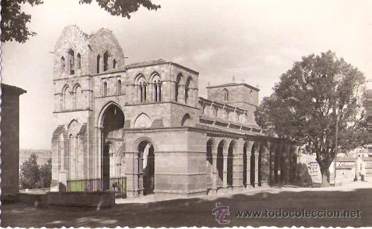 Postcards: TARJETA POSTAL. AVILA. BASILICA DE SAN VICENTE, FACHADA PRINCIPAL. N&ordm; 61. EDC. GARCIA GARRABELLA.
