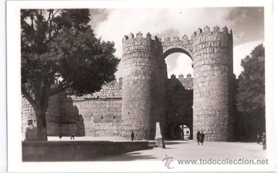 Postcards: TARJETA POSTAL. AVILA. PUERTA DE SAN VICENTE. N&ordm; 1. EDC. GARCIA GARRABELLA.