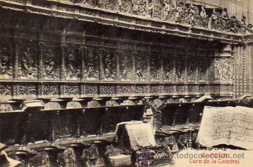 Postales: Avila n&ordm;4 Coro de la Catedral. Ed. Lucas Martin. Sin circular.