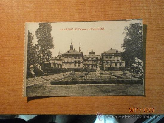 Postkarten: TARJETA POSTAL LA GRANJA. EL PARTIERRE Y EL  PALACIO REAL SIN CIRCULAR