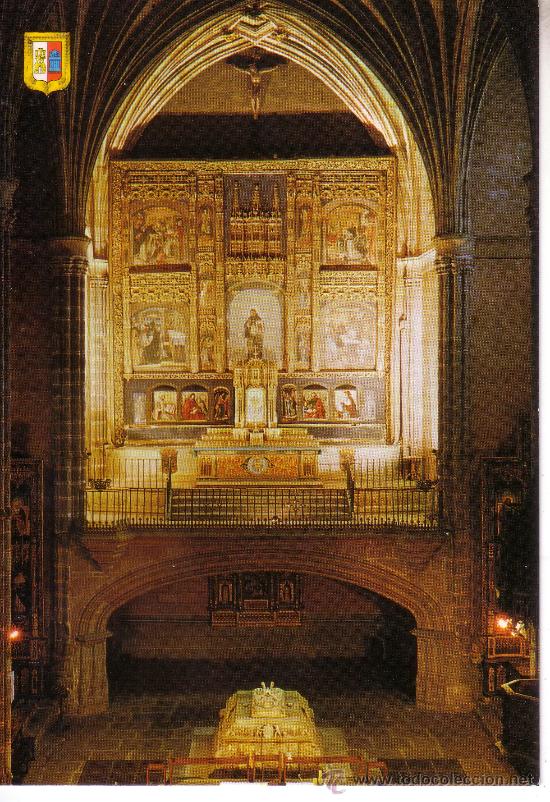 Postales: RETABLO ALTAR MAYOR DEL REAL MONASTERIO DE SANTO TOMAS - AVILA