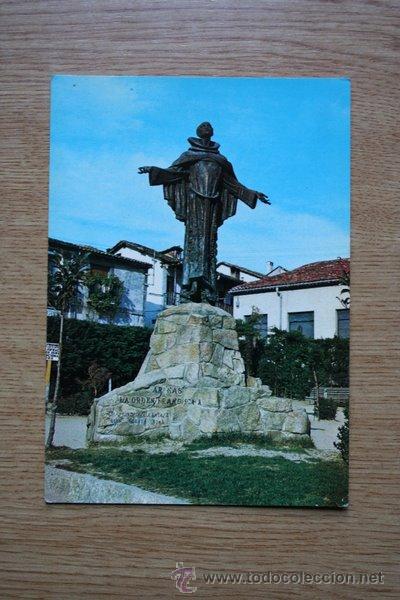 Postales: Arenas de San Pedro. Monumento a San Pedro de Alc&aacute;ntara.