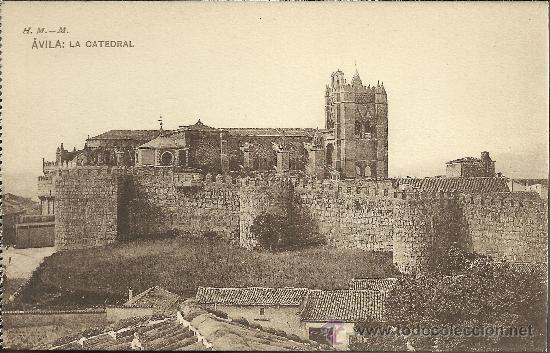 Postales: AVILA TP CATEDRAL SIN CIRCULAR