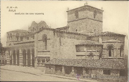 Postales: AVILA BASILICA DE SAN VICENTE SIN CIRCULAR