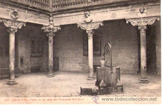 Postais: TARJETA POSTAL. LEON. N&ordm; 257. PATIO DE LA CASA DEL MARQUES DEL ARCO. FOTOTP. THOMAS.