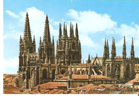 Postales: POSTAL DE BURGOS LA CATEDRAL - Foto 1