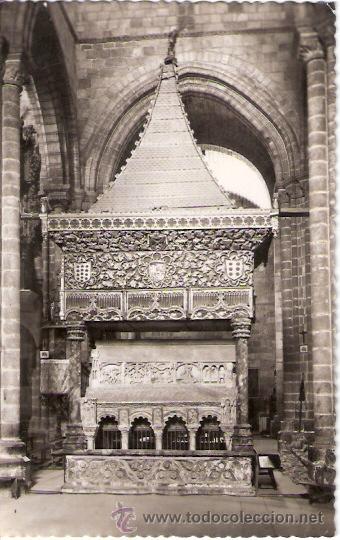 Cartoline: TARJETA POSTAL. AVILA. N&ordm; 38. BASILICA DE SAN VICENTE, SEPULCROS. ED. G. GARRABELLA