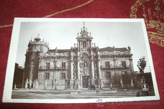 Postales: POSTAL UNIVERSIDAD DE VALLADOLID IMATACION DE UNA ANTIGUA