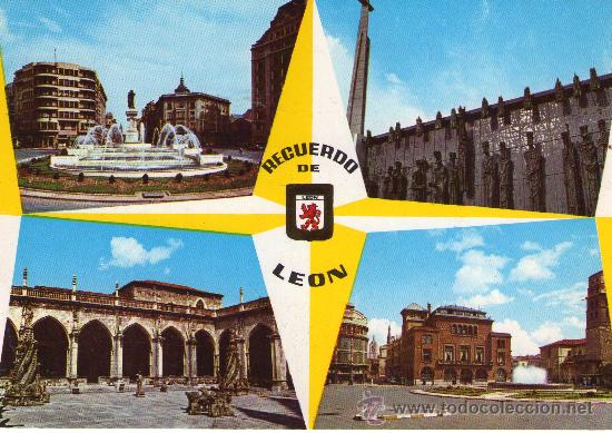 Postales: 3065- POSTAL RECUERDO DE LEON - Foto 1