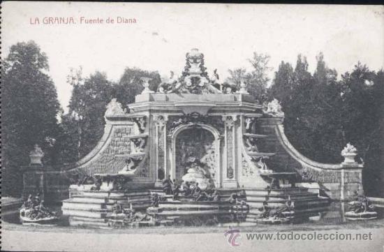 Postales: LA GRANJA (SEGOVIA).- FUENTE DE DIANA