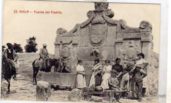 Postales: Avila. 22. Fuente del Pradillo. Ed. Lucas Martin. Fototipia Casta&ntilde;eira. Sin circular.