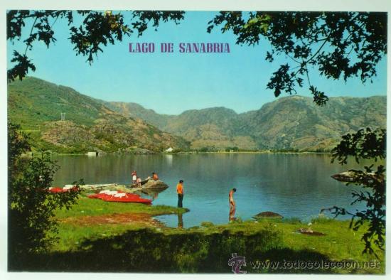 Postales: Postal Lago de Sanabria Vista parcial del lago Ediciones Par&iacute;s a&ntilde;os 60 sin circular