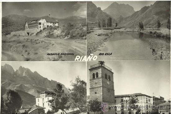 Postales: ANTIGUA POSTAL DE 1963 DE RIA&Ntilde;O CON CUATRO VISTAS