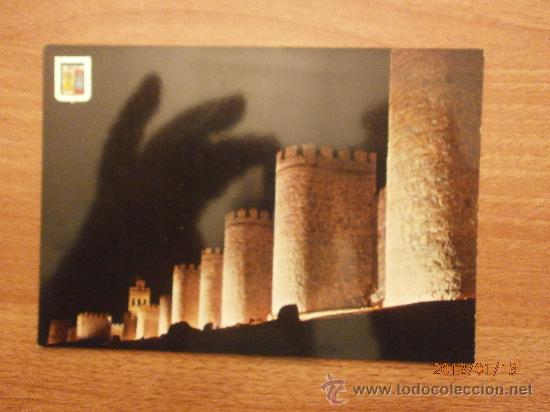 Postales: POSTAL AVILA MURALLAS VISTA NOCTURNA SIN CIRCULAR
