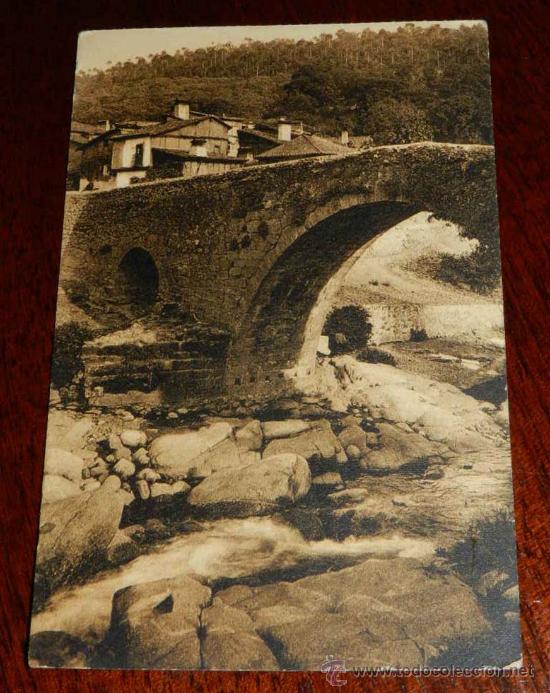 Postales: ANTIGUA POSTAL DE SIERRA DE GREDOS (AVILA) ARENAS DE SAN PEDRO, EL PUENTE ANTIGUO - FOTOGRAFIA WUNDE