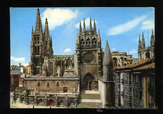 Postcards: Burgos. *Catedral. Fachada sur* Ed. A. Esperon n&ordm; 3. Circulada.