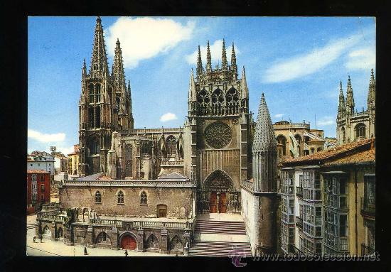 Postcards: Burgos. *Catedral. Fachada sur* Ed. A. Esperon n&ordm; 3. Circulada 1974.