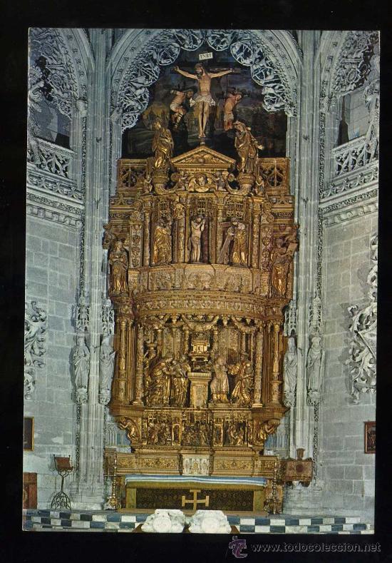 Postales: Burgos. *Capilla de los Condestables. Altar Mayor...* Ed. A. Esperon n&ordm; 32. Nueva.
