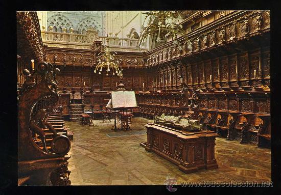 Postales: Burgos. *Catedral. Coro. Borgo&ntilde;&oacute;n* Ed. A. Esperon n&ordm; 40. Nueva.