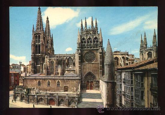 Postcards: Burgos. *Catedral. Fachada sur* P. Esperon - Beascoa n&ordm; 3. Circulada.