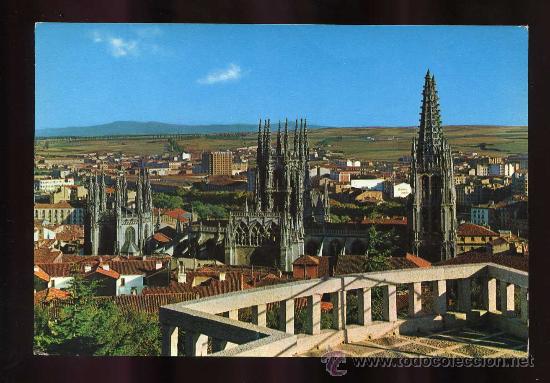 Cartoline: Burgos. *Catedral y vista parcial* P. Esperon - Beascoa n&ordm; 7. Circulada.
