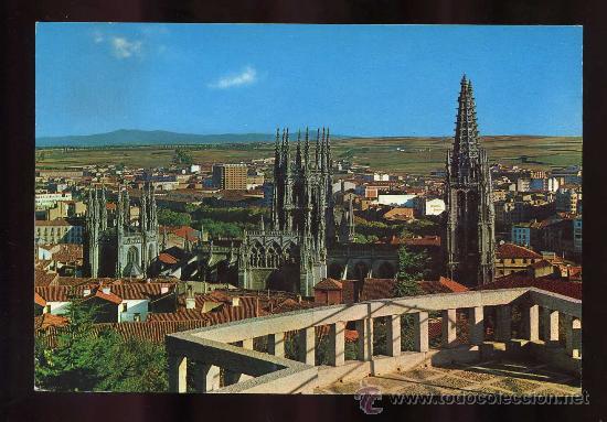 Postcards: Burgos. *Catedral y vista parcial* Ed. P. Esperon - Beascoa n&ordm; 7. Escrita.