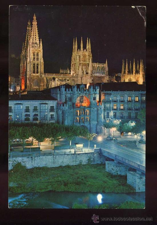 Postcards: Burgos. *Puerta de Santa Mar&iacute;a y Catedral* P. Esperon - Beascoa n&ordm; 11. Nueva.
