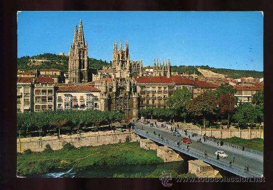 Cartes Postales: Burgos. *Puente y Arco de Santa Mar&iacute;a* P. Esperon - Beascoa n&ordm; 13. Circulada.