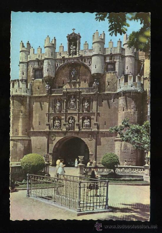Postais: Burgos. *Arco de Santa Mar&iacute;a* G. Garrabella - S.R.C. n&ordm; 1105. Nueva.