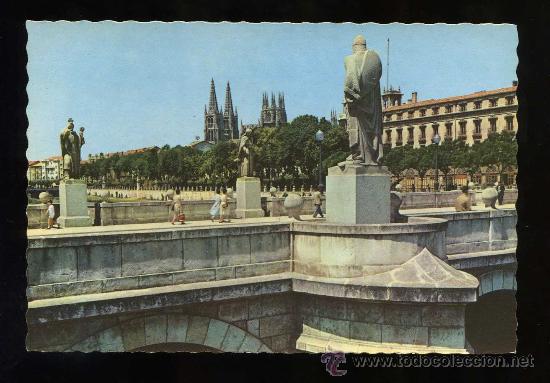 Postales: Burgos. *Puente de San Pablo* Ed. G. Garrabella - S.R.C. n&ordm; 1113. Nueva.