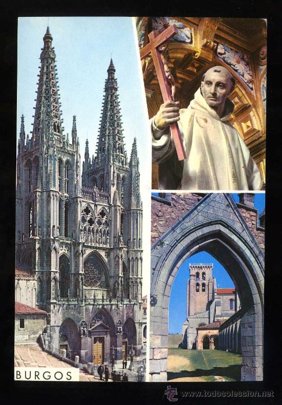 Postkarten: Burgos. *La Catedral...* G. Garrabella - S.R.C. n&ordm; 26. *Cobas & C&ntilde;ia.* Nueva.