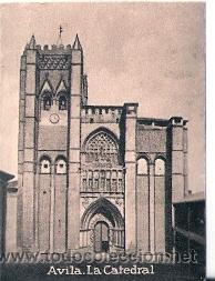 Postkarten: POSTAL ORIGINAL DECADA DE LOS 30. AVILA. LA CATEDRAL. N&ordm; 539. VER TAMA&Ntilde;O Y EXPLICACION