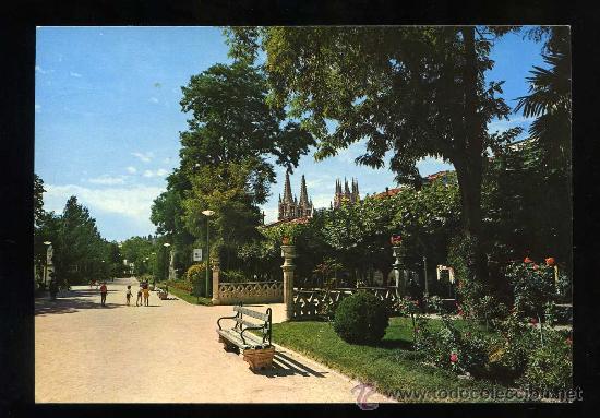 Postales: *Paseo del Espol&oacute;n. Jardines* Ed. Postal Inter n&ordm; 46. Nueva.