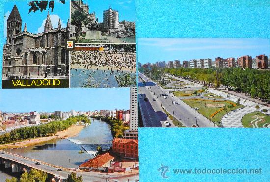 Postales: 4 TARJETAS POSTALES DE VALLADOLID - Foto 3