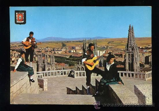 Postais: Burgos. *Mirador del Castillo. Tipos regionales* A. Subirats Casanovas n&ordm; 42. Nueva.