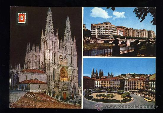 Postcards: Burgos. *La Catedral. Vista nocturna* A. Subirats Casanovas n&ordm; 47. Escrita.