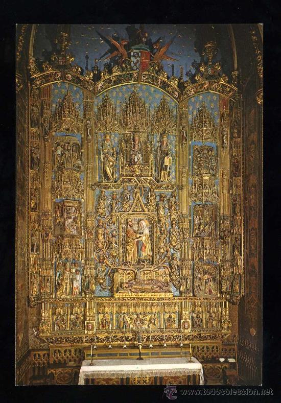 Postcards: Burgos. *Catedral. Retablo de Santa Ana...* A. Subirats Casanovas n&ordm; 75. Nueva.