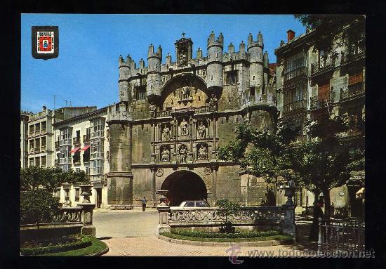 Postales: Burgos. *Arco de Santa Mar&iacute;a...* A. Subirats Casanovas n&ordm; 80. Nueva.