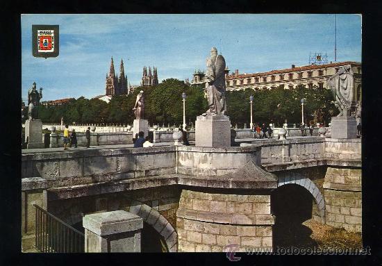 Cartes Postales: Burgos. *Puente de San Pablo* A. Subirats Casanovas n&ordm; 124. Nueva.