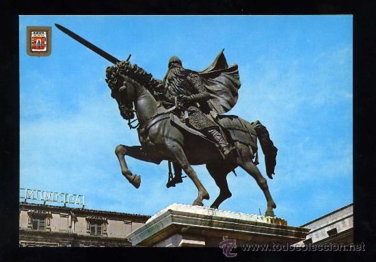 Postcards: Burgos. *Estatua del Cid Campeador* Ed. subirats casanovas s. a. n&ordm; 70. Nueva.
