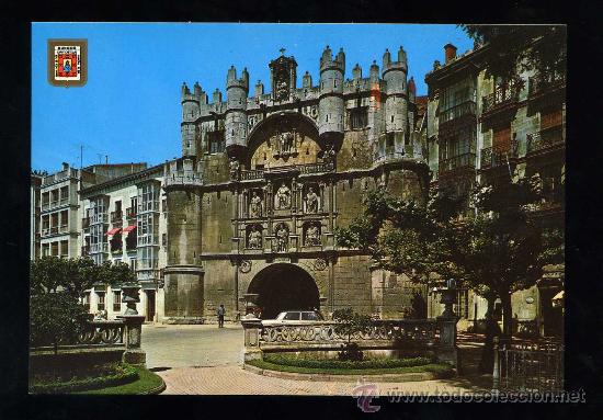 Postkarten: Burgos. *Arco de Santa Mar&iacute;a* Ed. subirats casanovas s. a. n&ordm; 80. Nueva.